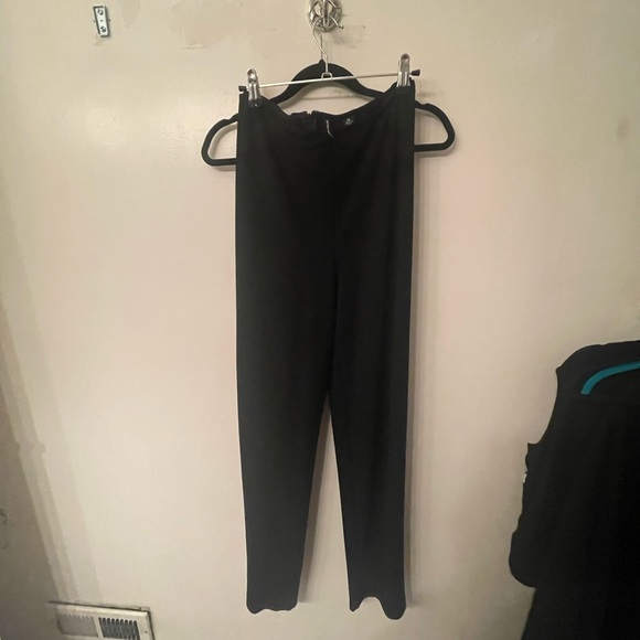 Ellen Tracy Black Straight Leg Pants - Picture 2 of 4